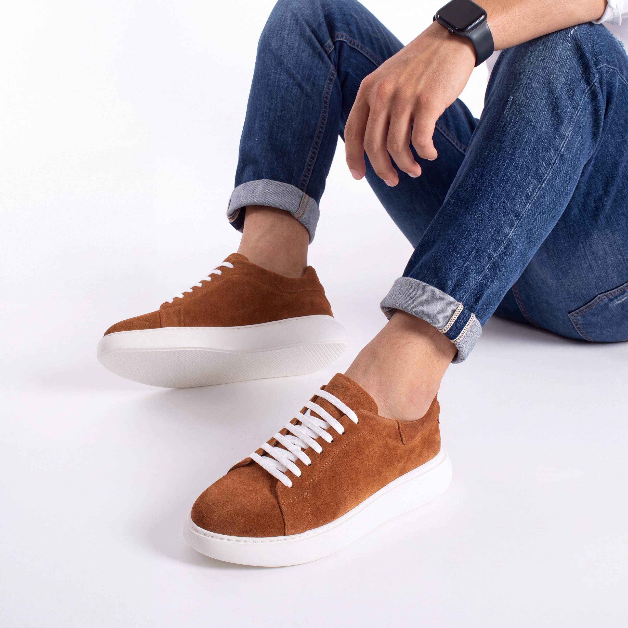 Pantofi casual bărbătești din piele naturală întoarsă Sneakers pentru bărbați 5 Pantofi casual bărbătești din piele naturală întoarsă Sneakers pentru bărbați 5