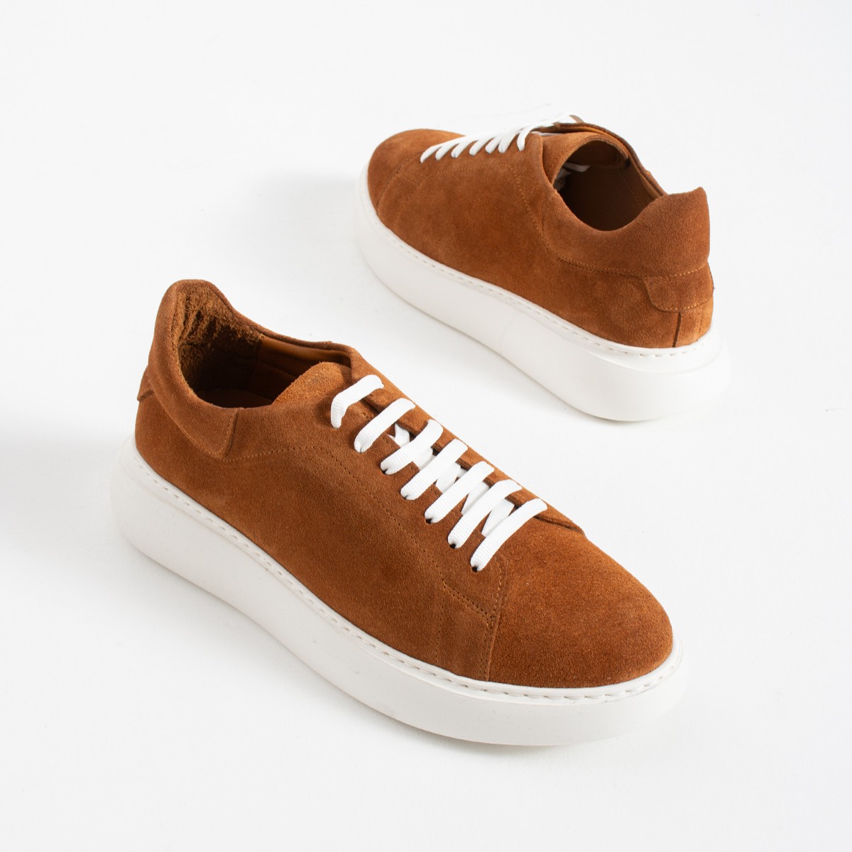 Pantofi casual bărbătești din piele naturală întoarsă Sneakers pentru bărbați 6 Pantofi casual bărbătești din piele naturală întoarsă Sneakers pentru bărbați 6