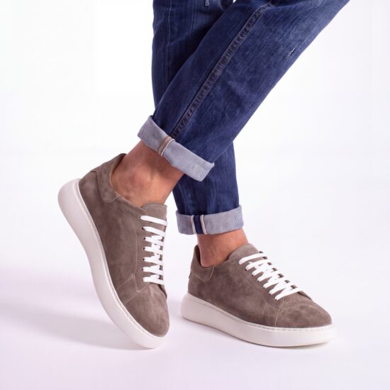 Pantofi casual bărbătești din piele naturală întoarsă Sneakers pentru bărbați 11 Pantofi casual bărbătești din piele naturală întoarsă Sneakers pentru bărbați 11