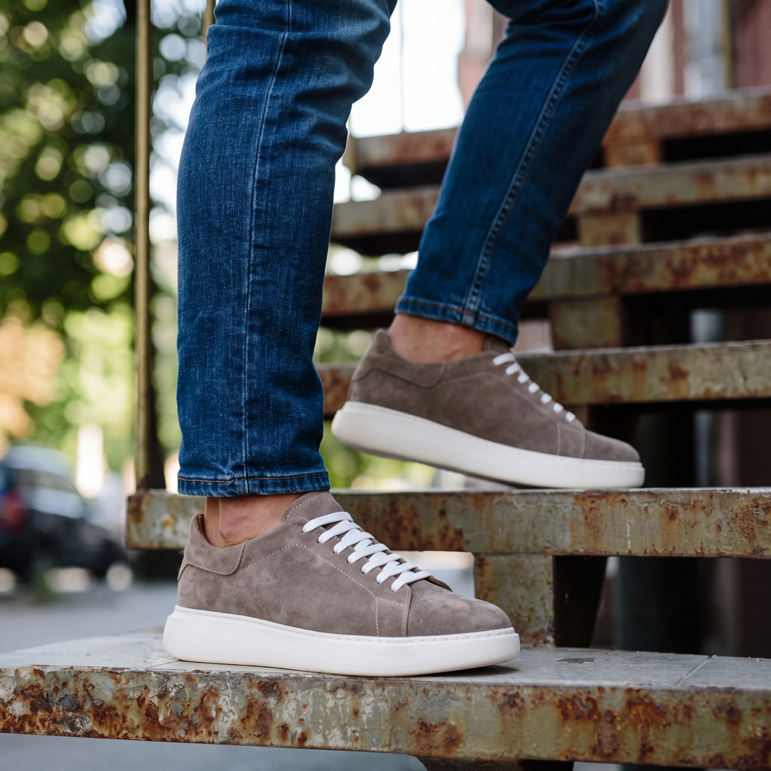 Pantofi casual bărbătești din piele naturală întoarsă Sneakers pentru bărbați 7 Pantofi casual bărbătești din piele naturală întoarsă Sneakers pentru bărbați 7