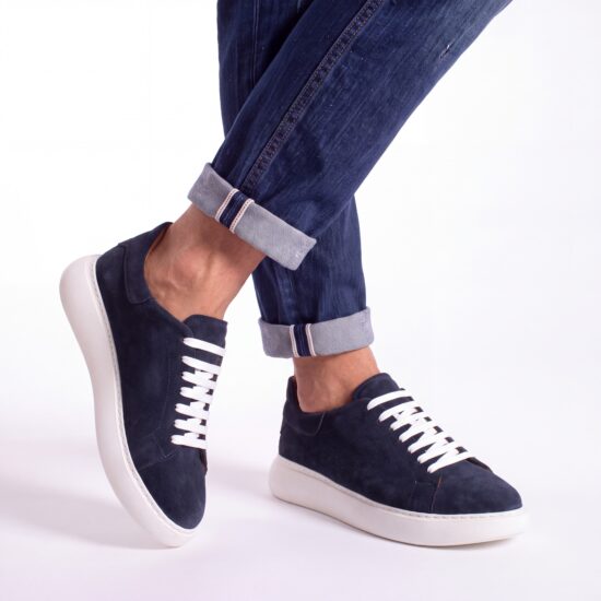 Pantofi casual bărbătești din piele naturală întoarsă Sneakers pentru bărbați 12 Pantofi casual bărbătești din piele naturală întoarsă Sneakers pentru bărbați 12