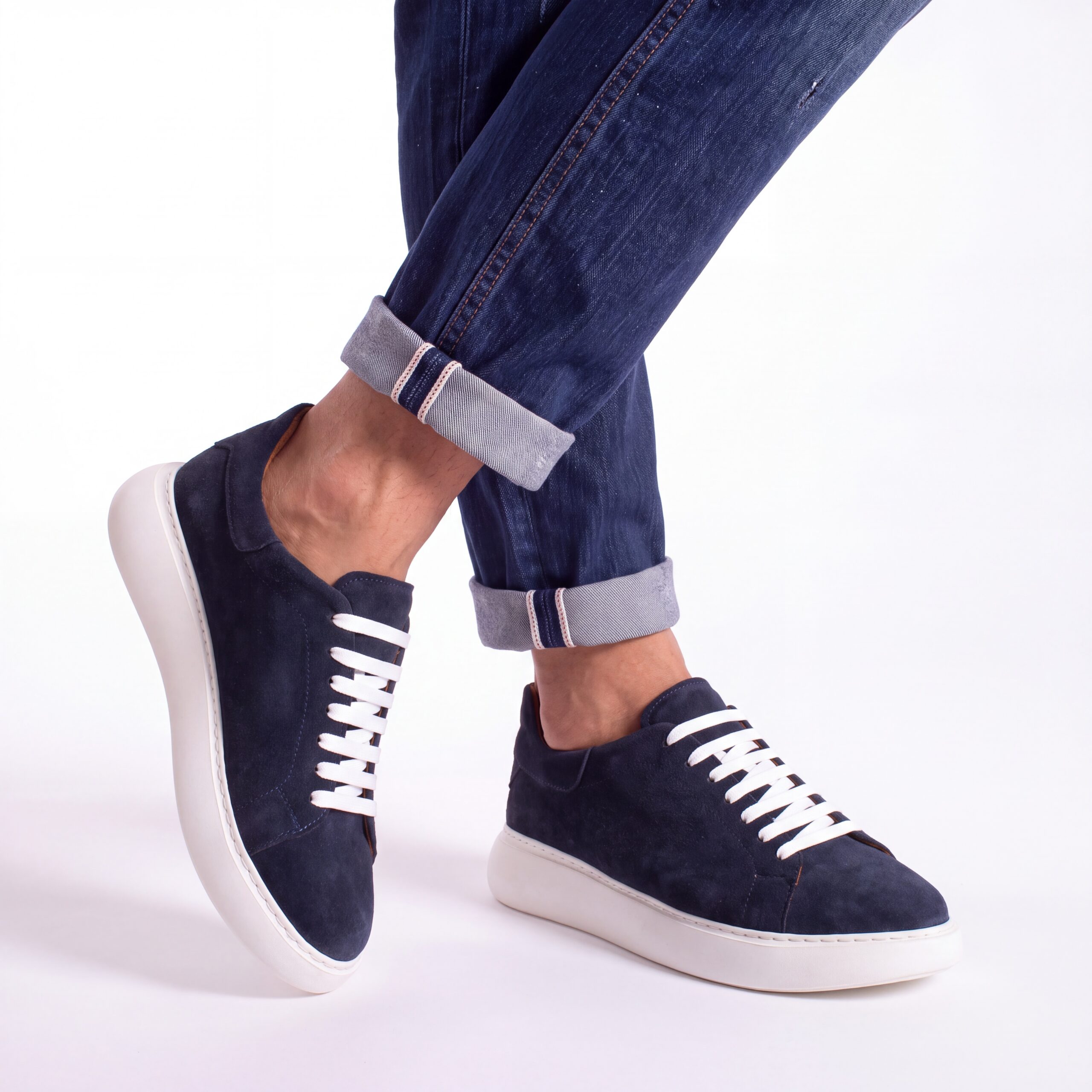 Pantofi casual bărbătești din piele naturală întoarsă Sneakers pentru bărbați 5 Pantofi casual bărbătești din piele naturală întoarsă Sneakers pentru bărbați 5