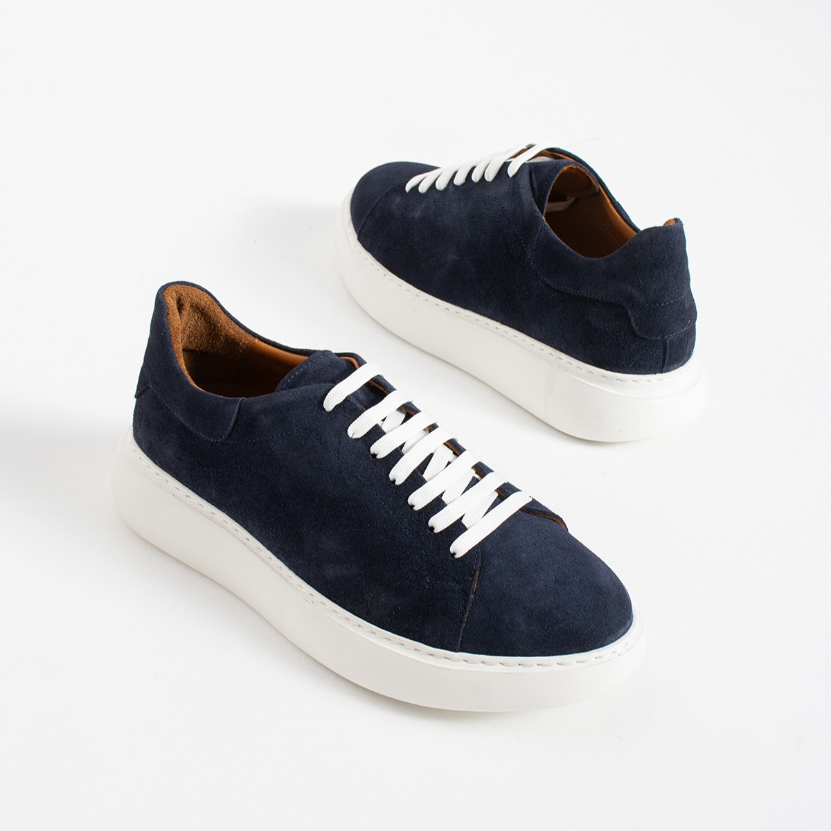 Pantofi casual bărbătești din piele naturală întoarsă Sneakers pentru bărbați 6 Pantofi casual bărbătești din piele naturală întoarsă Sneakers pentru bărbați 6