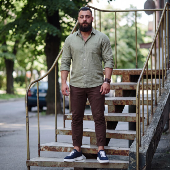 Pantofi casual bărbătești din piele naturală întoarsă Sneakers pentru bărbați 14 Pantofi casual bărbătești din piele naturală întoarsă Sneakers pentru bărbați 14