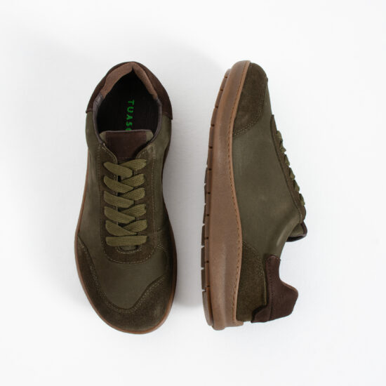 Sneakers barefoot bărbătești din piele naturală Sneakers pentru bărbați 17 Sneakers barefoot bărbătești din piele naturală - vedere laterală