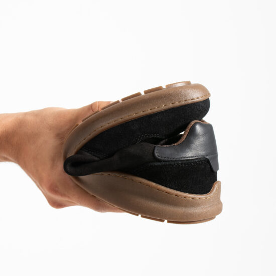 Sneakers barefoot bărbătești din piele naturală Sneakers pentru bărbați 19 Sneakers barefoot bărbătești din piele naturală - TSL Barefoot Atlas Black - 9
