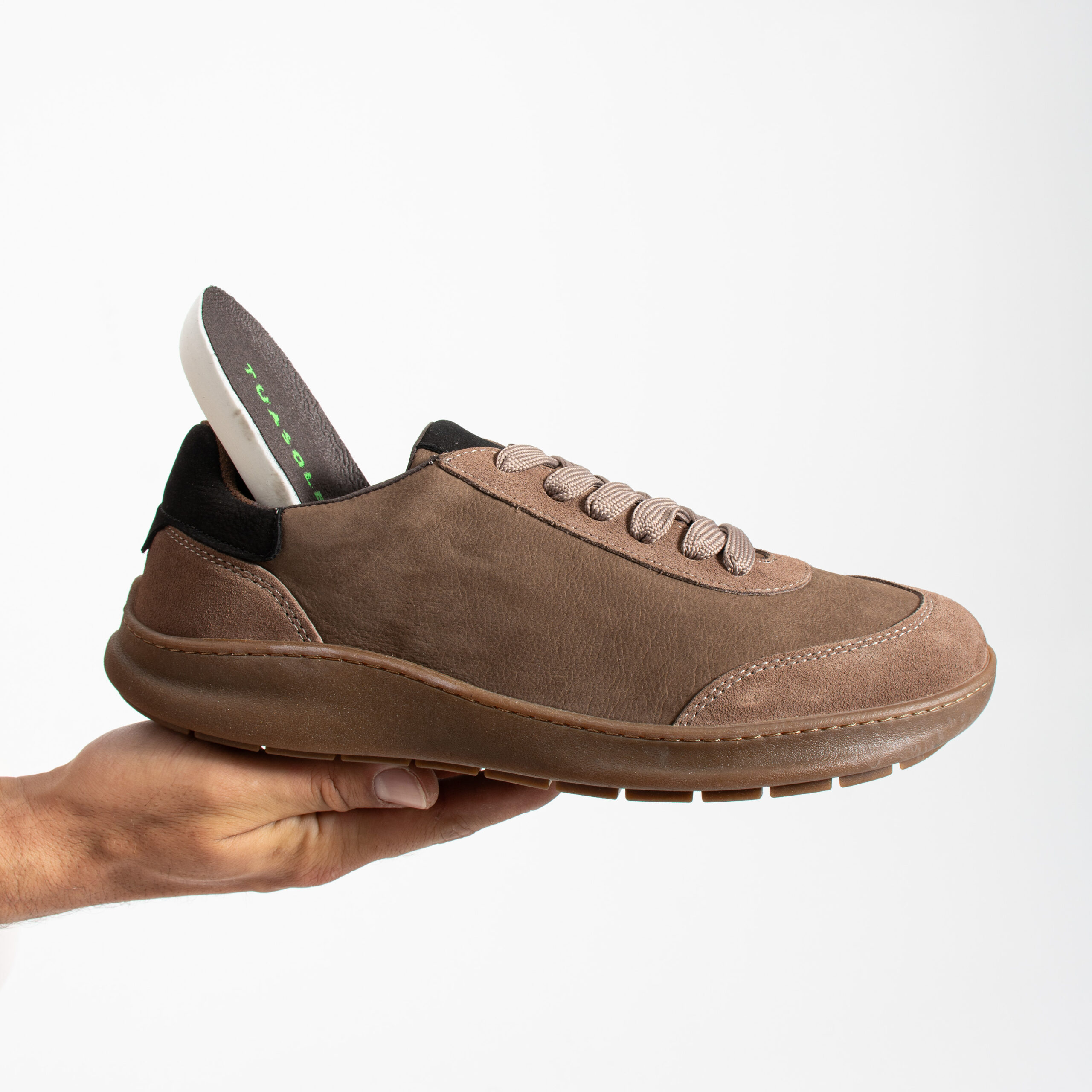 Sneakers barefoot bărbătești din piele naturală Sneakers pentru bărbați 8 Sneakers barefoot bărbătești din piele naturală - detaliu