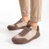 Sneakers barefoot bărbătești din piele naturală Sneakers pentru bărbați 5 Sneakers barefoot bărbătești din piele naturală - TSL Barefoot Atlas Beige
