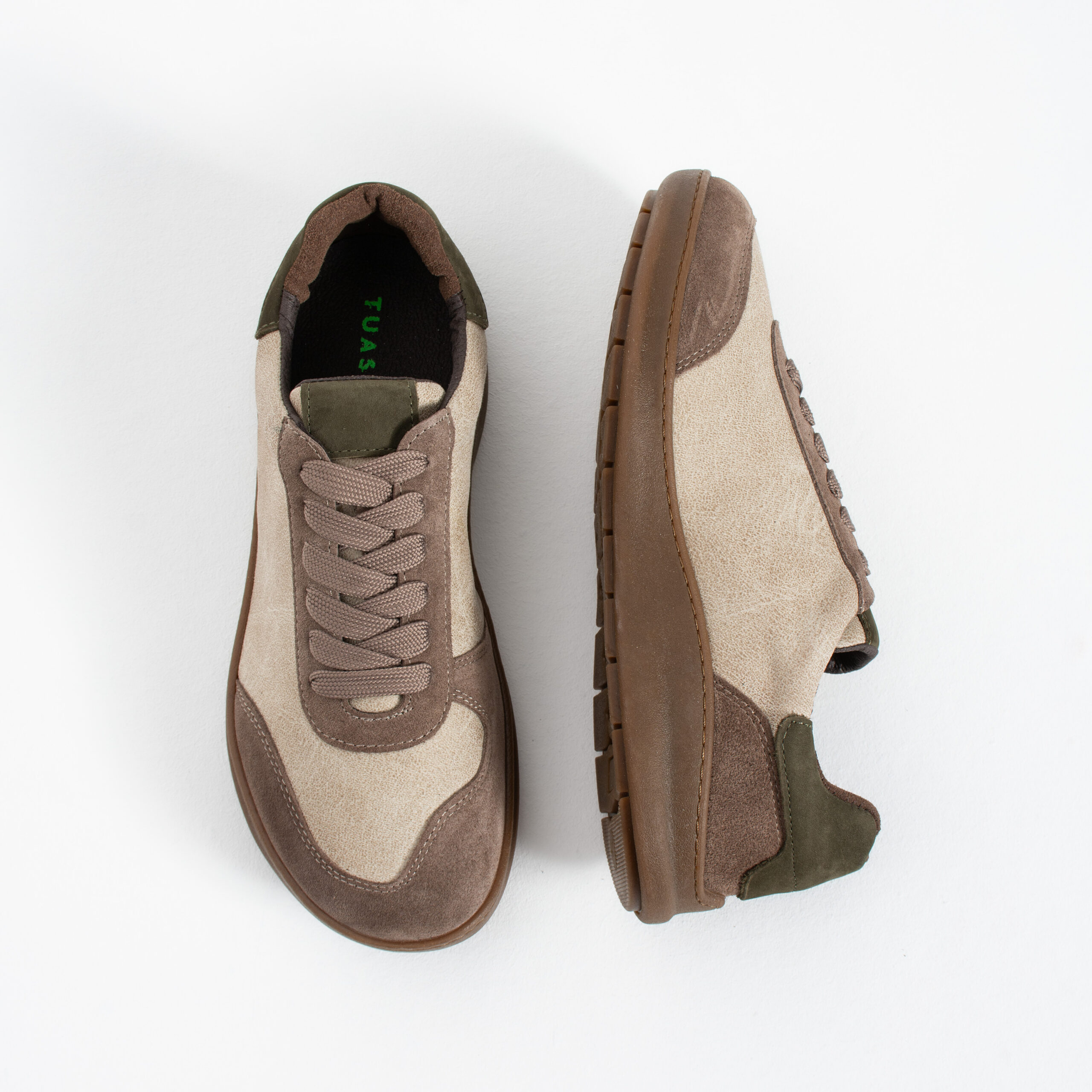 Sneakers barefoot bărbătești din piele naturală Sneakers pentru bărbați 6 Sneakers barefoot bărbătești din piele naturală - vedere laterală