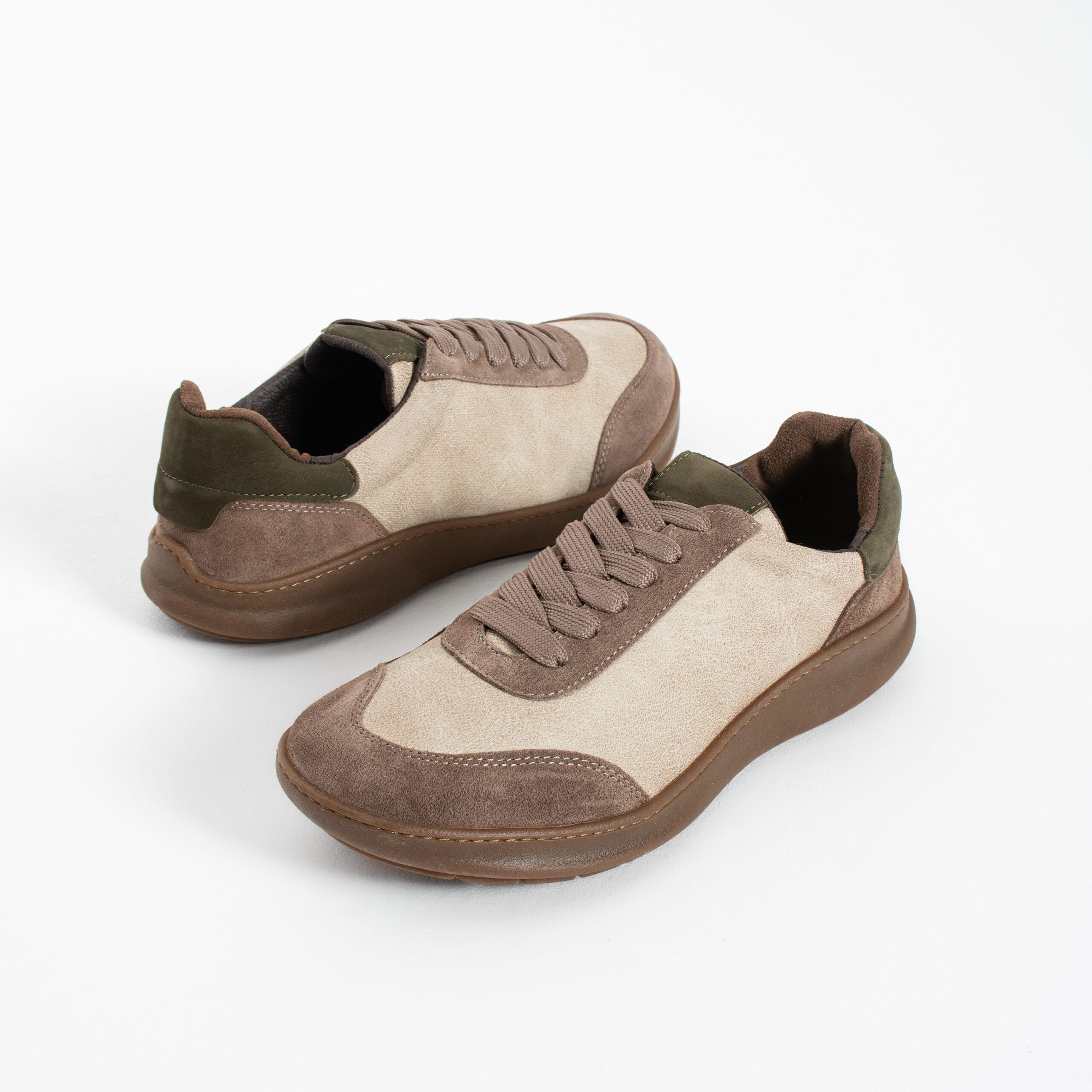 Sneakers barefoot bărbătești din piele naturală Sneakers pentru bărbați 7 Sneakers barefoot bărbătești din piele naturală - vedere de sus