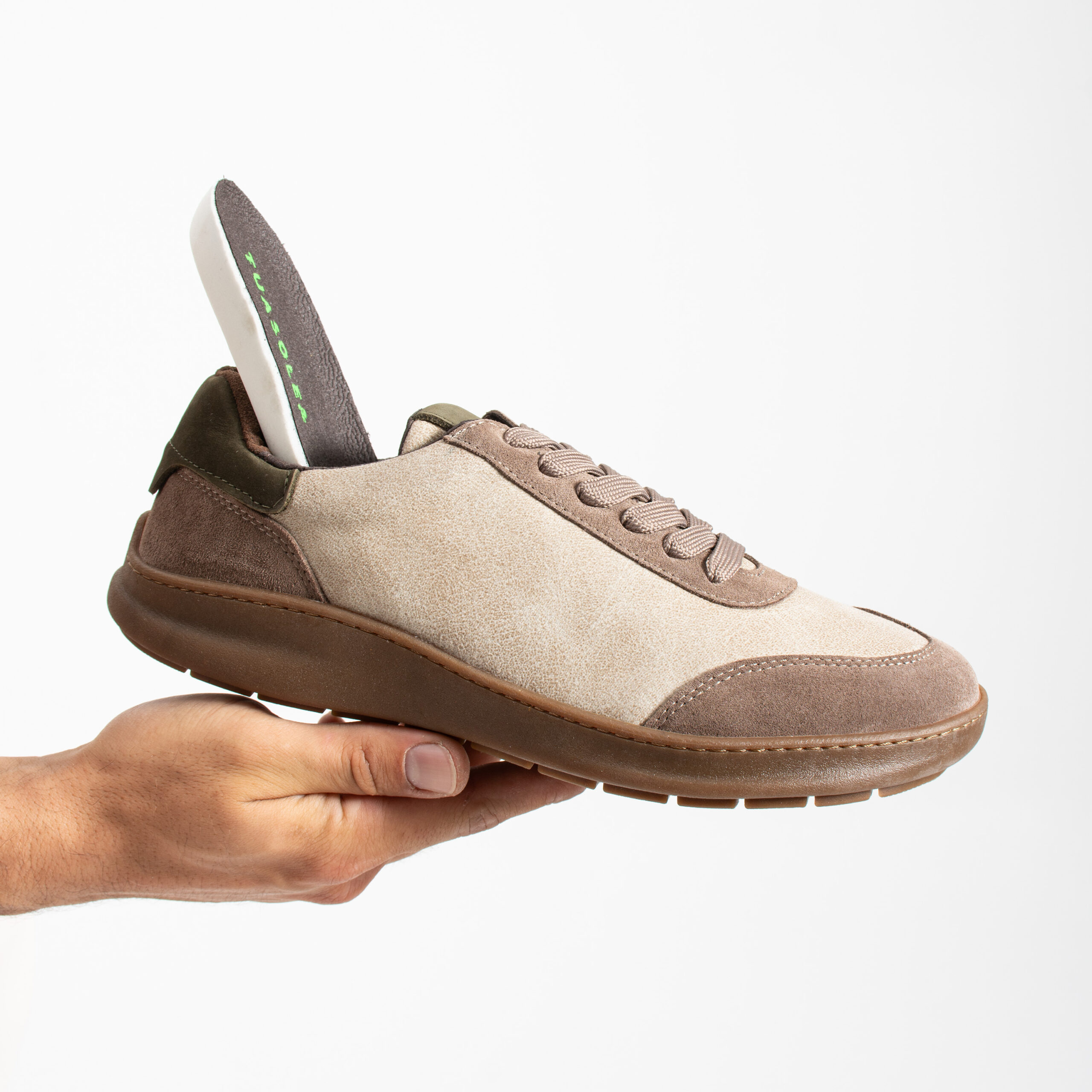 Sneakers barefoot bărbătești din piele naturală Sneakers pentru bărbați 8 Sneakers barefoot bărbătești din piele naturală - detaliu
