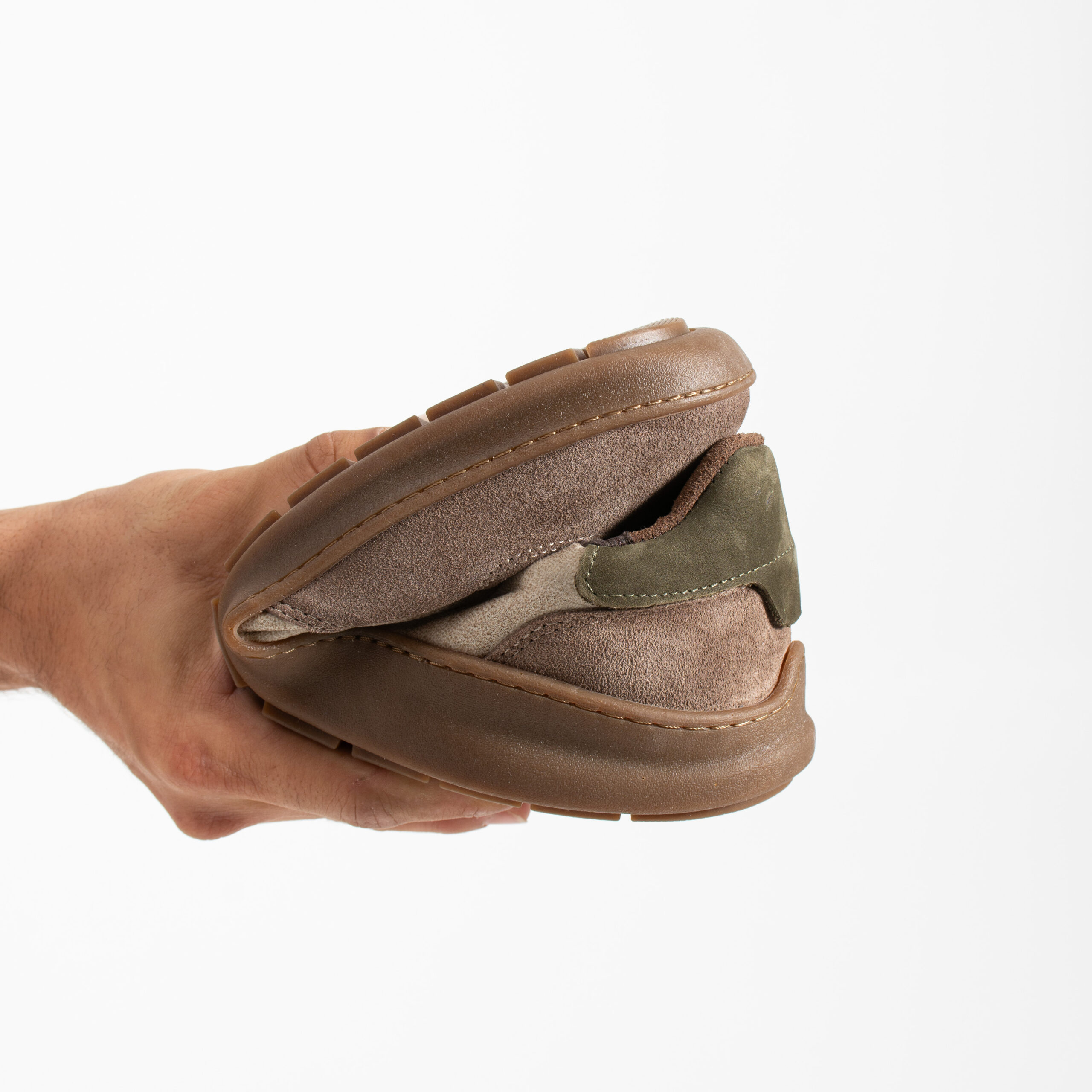 Sneakers barefoot bărbătești din piele naturală Sneakers pentru bărbați 9 Sneakers barefoot bărbătești din piele naturală - TSL Barefoot Atlas Beige - 9