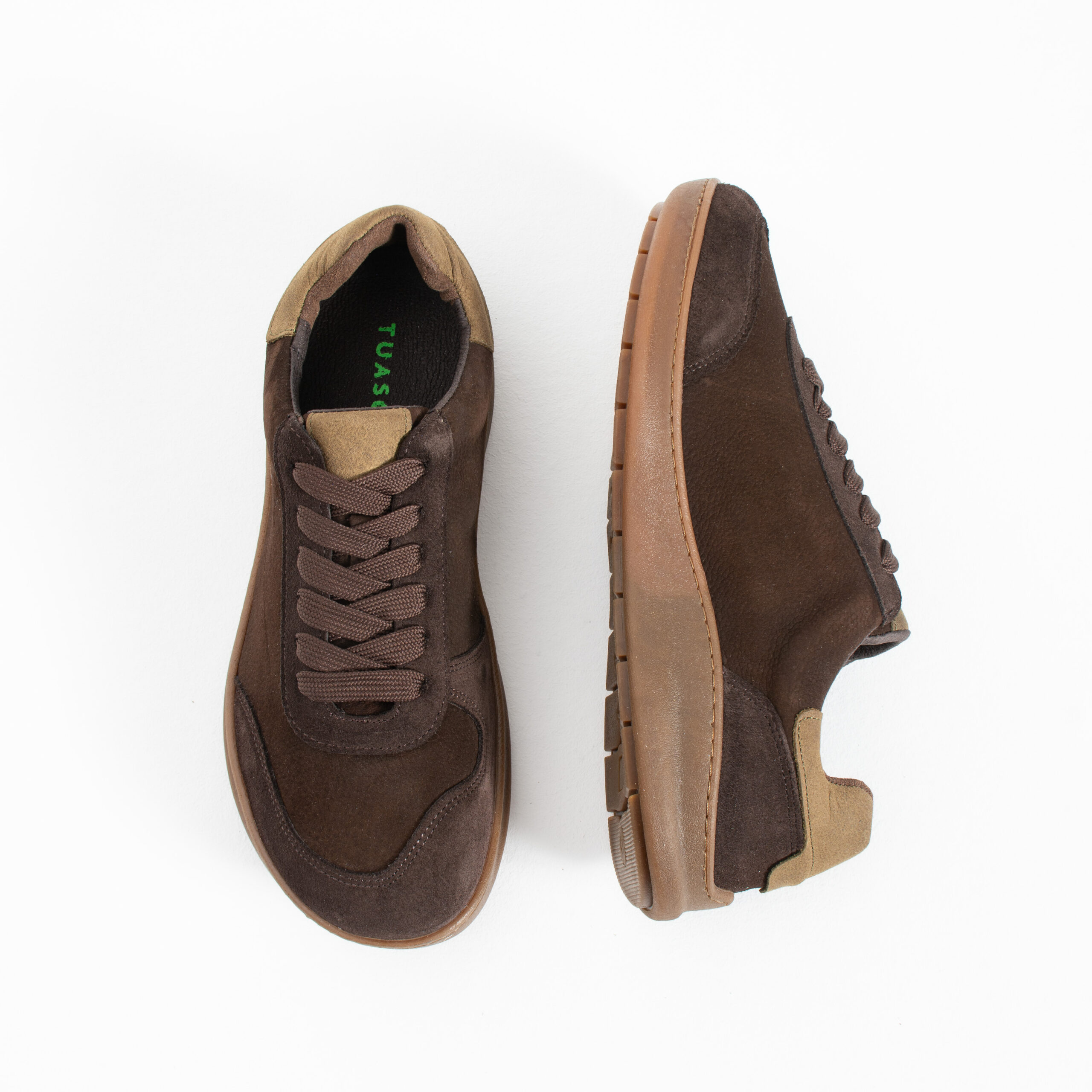 Sneakers barefoot bărbătești din piele naturală Sneakers pentru bărbați 6 Sneakers barefoot bărbătești din piele naturală - vedere laterală