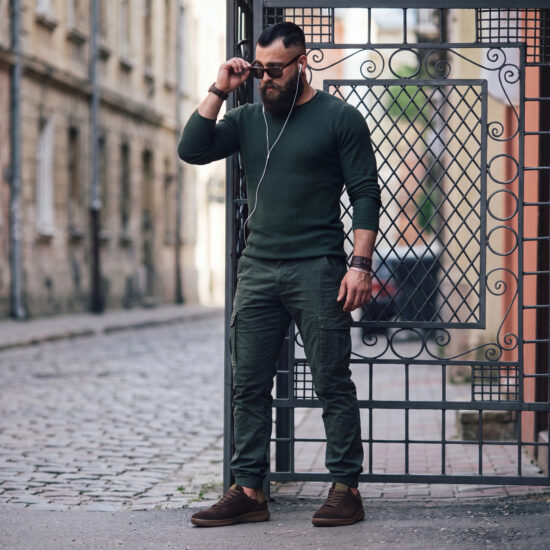 Sneakers barefoot bărbătești din piele naturală Sneakers pentru bărbați 20 Sneakers barefoot bărbătești din piele naturală - Maro - 10
