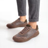 Sneakers barefoot bărbătești din piele naturală Sneakers pentru bărbați 5 Sneakers barefoot bărbătești din piele naturală - TSL Barefoot Atlas Grey
